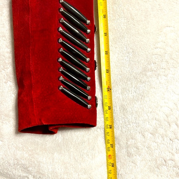 Cripple Creek Red Genuine Leather Jacket. Like New! Size Large - Picture 9 of 13